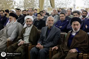 نکوداشت مقام معلم در حرم مطهر رضوی