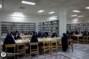 بازدید تولیت آستان قدس رضوی از کتابخانه مرکزی