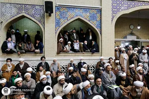 تجمع حوزویان خراسان در دفاع از مرجعیت