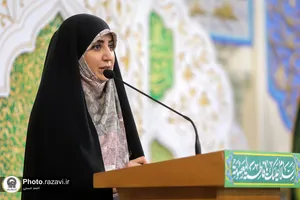 گلباران حرم مطهر رضوی در روز میلاد حضرت معصومه سلام الله علیها