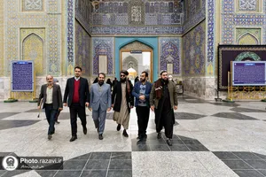 بازدید مسئولین اداره میراث فرهنگی و گردشگری هرات افغانستان از حرم مطهر رضوی