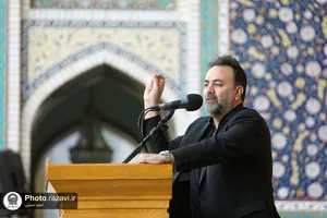 اجتماع عزاداران نبوی در حرم مطهر رضوی