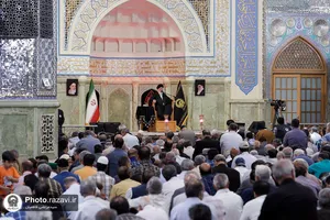 حال و هوای حرم مطهر رضوی در روز زیارتی امام رضا علیه&zwnj;السلام
