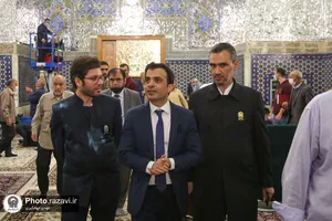 تشرف سرکنسول جدید پاکستان در مشهد به حرم مطهر رضوی
