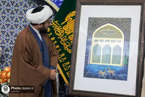 گردهمایی دختران قرآنی در حرم مطهر رضوی