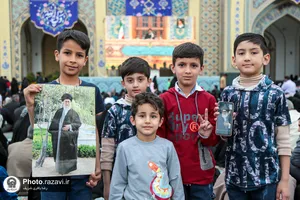 مراسم سخنرانی نوروزی رهبر معظم انقلاب اسلامی در حرم مطهر رضوی - 1