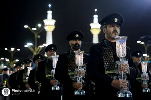 آیین خطبه خوانی شب شهادت امام رضا علیه السلام در حرم مطهر رضوی - 2