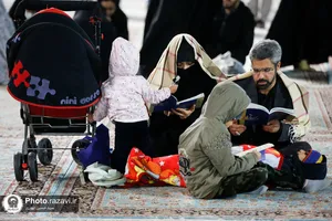 مراسم احیا شب نوزدهم ماه مبارک رمضان در حرم مطهر رضوی - 3