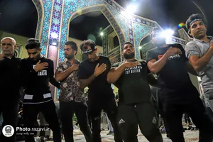 عزاداری هیئت&zwnj;های مذهبی استان هرمزگان در حرم مطهر رضوی