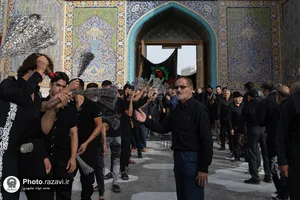 عزاداری روز شهادت امام رضا علیه&zwnj;السلام در حرم مطهر رضوی-1