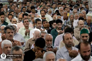 اقامه نماز عید سعید قربان در حرم مطهر رضوی