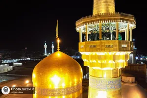 طنین&zwnj; الله اکبر در حرم مطهر رضوی