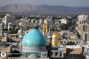 قرائت دعای پرفیض عرفه در حرم مطهر رضوی-2