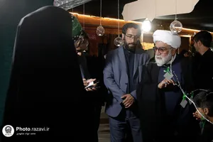 بازدید تولیت آستان قدس رضوی از موکب دخترانه نجمه
