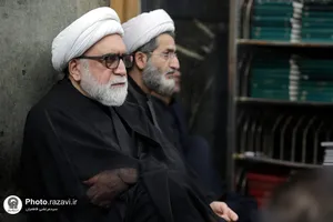 مجلس عزای دهه آخر صفر در حرم مطهر رضوی