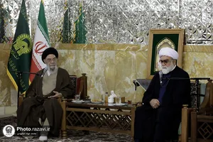 دیدار جمعی از اساتید حوزه&zwnj; علمیه اصفهان با تولیت آستان قدس رضوی