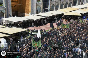عزاداری روز شهادت امام رضا علیه&zwnj;السلام در حرم مطهر رضوی