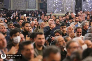 مراسم گرامیداشت حماسه ٩ دی در حرم مطهر رضوی - 1