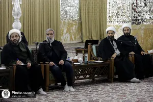 دیدار اعضای هیئت امنای هیأت و تشکل&zwnj;های دینی با تولیت آستان قدس رضوی