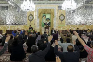 جشن عید مبعث در حرم مطهر رضوی