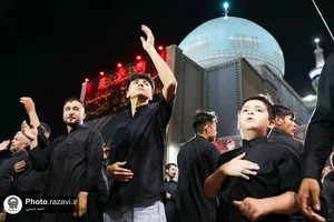عزاداری هیأت&zwnj;های مذهبی کشور افغانستان در حسینیه حرم