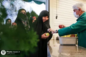 پذیرایی خادمیاران استان آذربایجان غربی از زائرین حرم مطهر رضوی