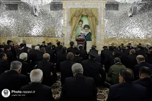 مراسم اعطای احکام خدام حرم مطهر رضوی
