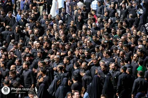 عزاداری شهادت امام رضا علیه السلام در حرم مطهر رضوی
