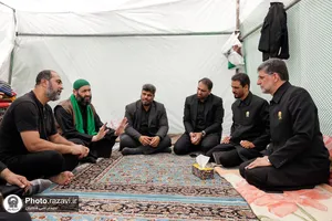 بازدید قائم مقام تولیت آستان قدس رضوی از مواکب اطراف حرم مطهر رضوی