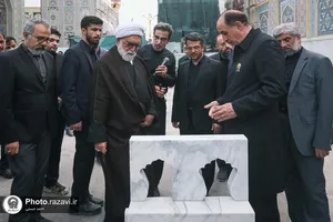 بازدید تولیت آستان قدس رضوی از پروژه رواق زیرسطحی امام حسین علیه&zwnj;السلام