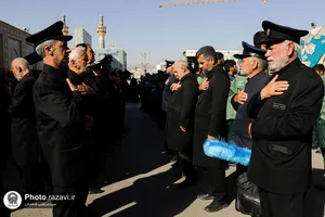 مراسم عزاداری هیئت عالم آل محمد(علیه السلام) ویژه خادمین بارگاه رضوی