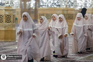 جشن عبادت ۸۸۸ دختر امام رضایی