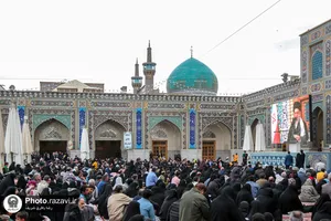 مراسم سخنرانی نوروزی رهبر معظم انقلاب اسلامی در حرم مطهر رضوی - 1