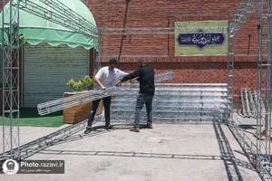آماده&zwnj;سازی موکب جوانان رضوی برای میزبانی از زائران
