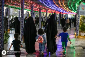 شب میلاد امام حسن عسکری(علیه&zwnj;السلام) در حرم مطهر رضوی