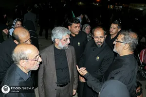 بازدید مدیر عالی حرم مطهر رضوی از موکب کفشداران در ملک&zwnj;آباد 