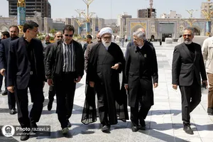بازدید تولیت آستان قدس رضوی از پروژه&zwnj;های عمرانی حرم مطهر