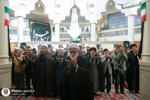 حضور تولیت آستان قدس رضوی در جمع عزاداران فاطمی بخش رضویه مشهد