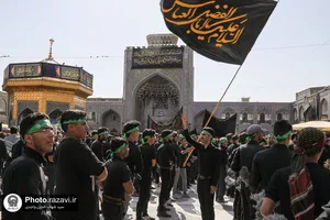 عزاداری روز شهادت امام رضا علیه&zwnj;السلام در حرم مطهر رضوی -1