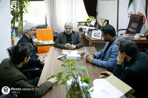 حضور مدیر عالی حرم مطهر امام رضا علیه&zwnj;السلام در دفتر رسانه&zwnj;های استان خراسان رضوی