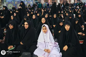 عزاداری سنتی شب نهم محرم در &laquo;حسینیه حرم&raquo;