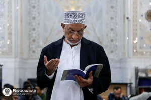 مراسم احیا زائران عرب زبان در شب نوزدهم ماه مبارک رمضان