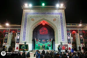 مراسم عزاداری ناشنوایان در حرم مطهر رضوی