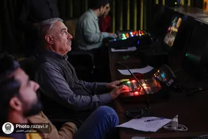 ضبط برنامه تلویزیونی شب یلدا در حرم مطهر رضوی