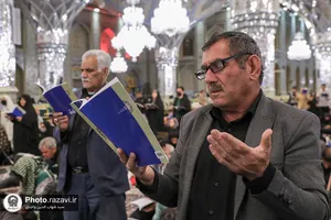 مراسم احیا شب نوزدهم ماه مبارک رمضان در حرم مطهر رضوی - 3