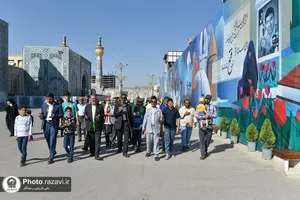تشرف کاروان های سادات از سراسر کشور در دهه ولایت به حرم مطهر رضوی