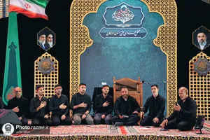 عزاداری سنتی شب نهم محرم در &laquo;حسینیه حرم&raquo;