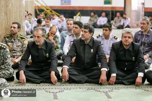 حضور خدام بارگاه منور رضوی در پادگان پدافند هوایی امام رضا علیه السلام