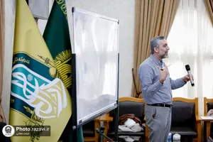 اعتکاف علمی طلاب در مدرسه تابستانی دارالعلم حرم مطهر رضوی-۲