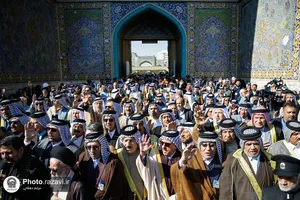 تشرف شیوخ عشایر عراق به حرم مطهر-۳